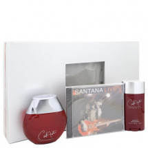 Gift Set -- 100 ml Fine Cologne Spray + 75 ml Deodorant Stick + Carlos Santana Live CD