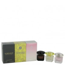 Gift Set -- Miniatures Collection Includes Crystal Noir, Bright Crystal and Versace Yellow Diamond