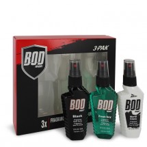 Gift Set -- Bod Man Set Includes Fresh Guy, Black and World Class all in 45 ml Body Sprays