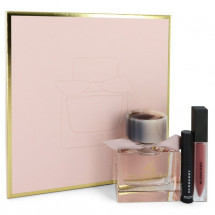 Gift Set -- 90 ml Eau De Parfum Spray + 3 ml Mini Cat Lashes Mascara + 6 ml Dark Rosewood Liquid Lip Velvet