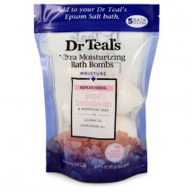 Five (5) 45 ml Moisture Replenishing Bath Bombs with Pink Himalayan, Essential Oils, Jojoba Oil, Sunflower Oil (Unisex) 45 ml