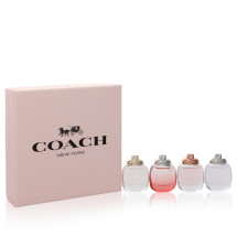Gift Set -- 4 ml Mini EDP Spray in Coach + 4 ml Mini EDT Spray in Coach + 4 ml Mini EDP in Coach Floral + 4 ml Mini EDP in Coach Floral Blush