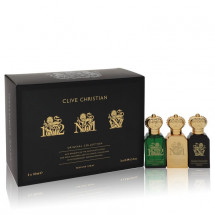 Gift Set -- Travel Set Includes Clive Christian 1872 Feminine, Clive Christian No 1 Feminine, Clive Christian X Feminine all in 10 ml Pure Perfume Sprays