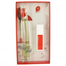 Gift Set -- 100 ml Eau De Parfum Refillable Spray + 100 ml Body Milk