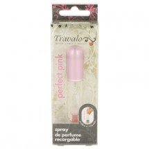 4 ml Mini Travel Refillable Spray with Cap Refills from Any Fragrance Bottle (Pink)